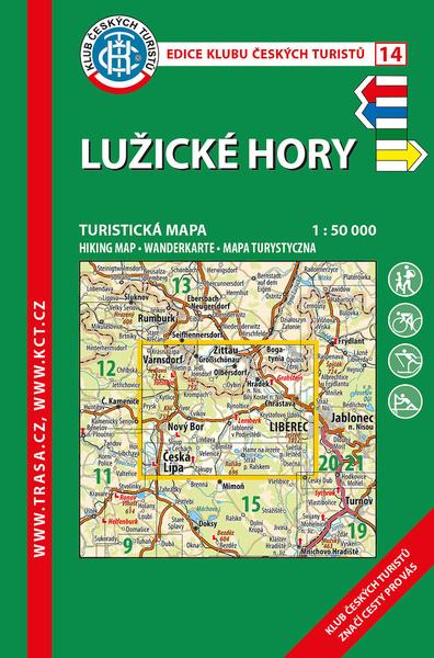Lužické hory 1:50 000 (Turistická mapa)
