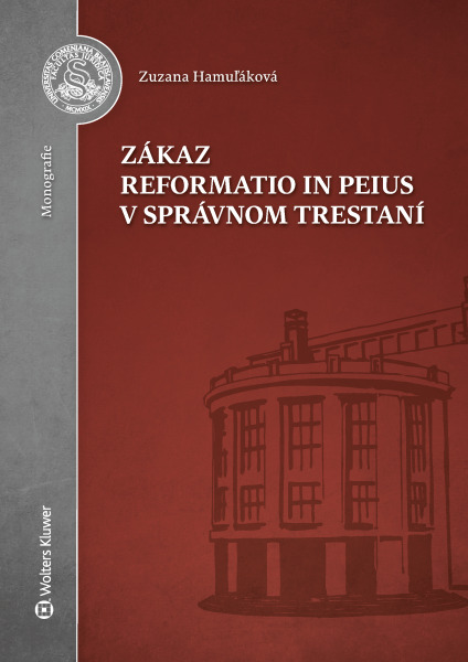 Zákaz reformatio in peius v správnom trestaní - 978-80-571-0293-9