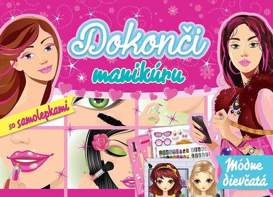 FONI BOOK Dokonči manikúru se samolepkami módní dívky - 978-80-8444-187-2