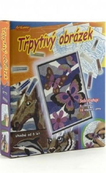 ARTLOVER Třpytivé obrázky - sada 4ks - GTA-CB100