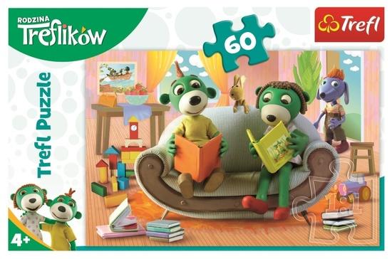 Puzzle Treflíci: Společné čtení 60 dílků