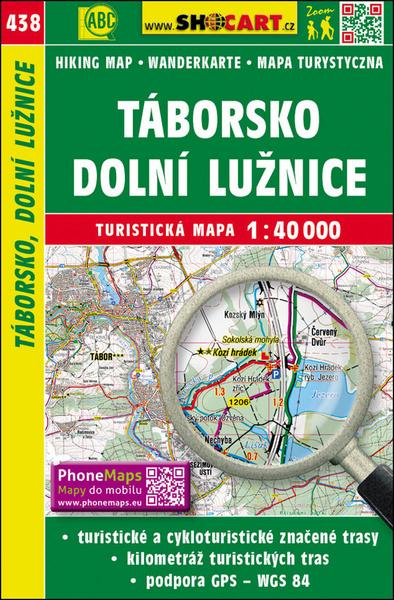 Táborsko, Dolní Lužnice 1:40 000 (Turistická mapa 438)