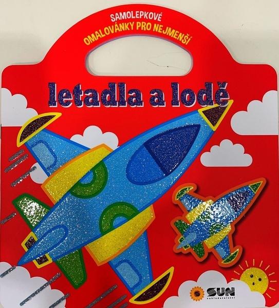 Letadla a lodě Samolepkové omalovánky pro nejmenší