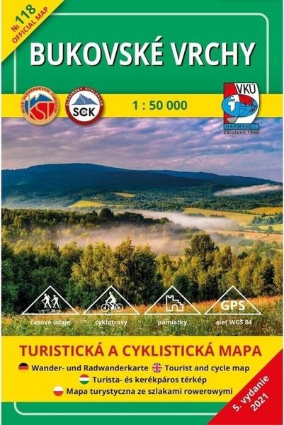 TM 118 Bukovské vrchy 1: 50 000 - 978-80-999342-5-3