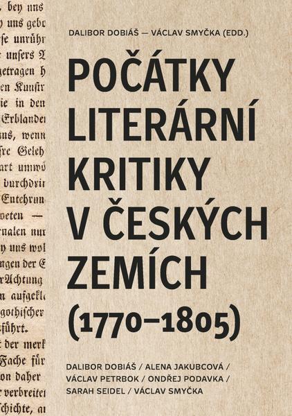 Počátky literární kritiky v českých zemích - 978-80-7470-388-1