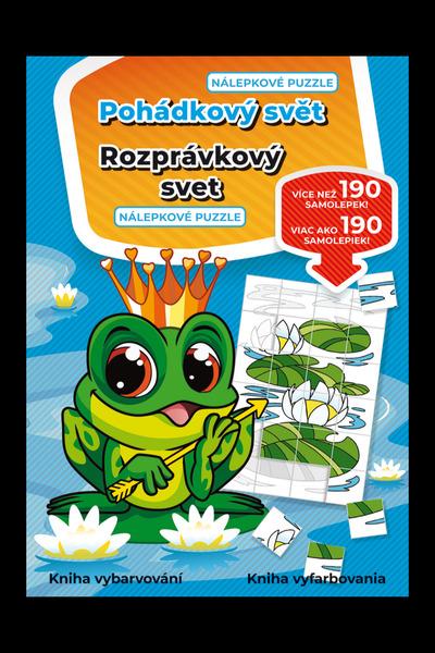 Svojtka Pohádkový svět Nálepkové puzzle - 978-80-256-3101-0