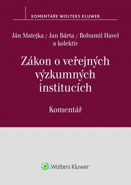 Zákon o veřejných výzkumných institucích - 978-80-7552-642-7