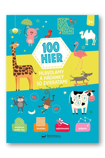 100 hier Hlavolamy a hádanky so zvieratami 3+ - 978-80-567-0856-9