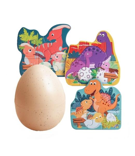 TOP BRIGHT Puzzle Dinosauří vejce 3x6 dílků