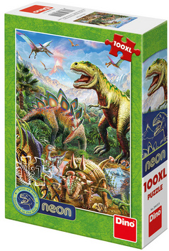 Svět dinosaurů 100DXL neon - 394155