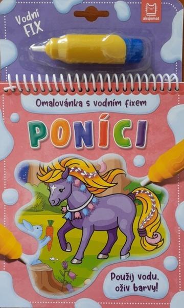 Poníci Omalovánka s vodním fixem