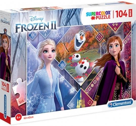 Puzzle 104 Maxi Super Kolor Ledové království 2