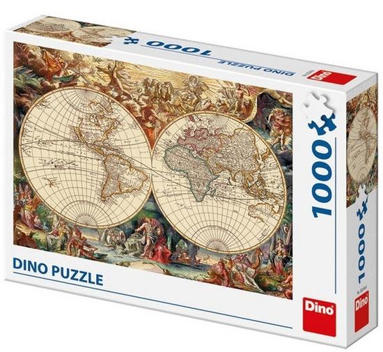 HISTORICKÁ MAPA 1000 Puzzle - 532496