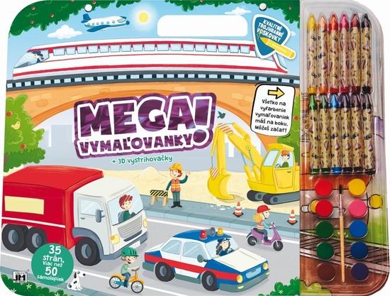 Mega omalovánkový set Doprava