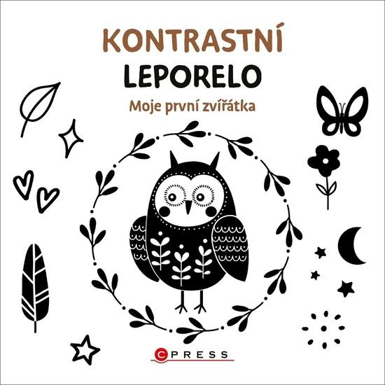Kontrastní leporelo Moje první zvířátka - 9788026440024