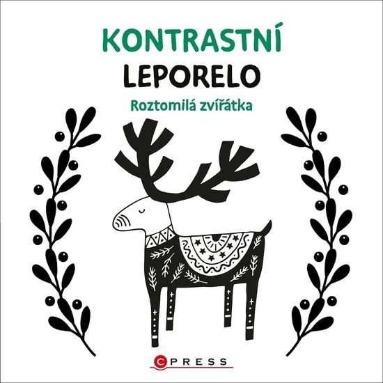 Kontrastní leporelo Roztomilá zvířátka - 9788026440833