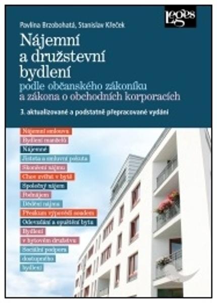 Nájemní a družstevní bydlení podle OZ a zákona o obchodních korporacích - 9788075025647