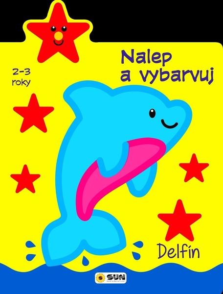 Nalep a vybarvuj - Delfín 2-3 roky