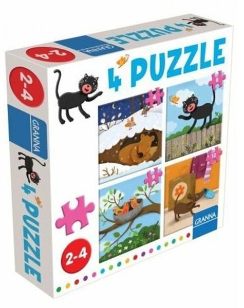 4 puzzle Kočka Pygmalino, s.r.o.