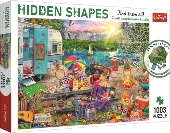 TREFL Puzzle Hidden Shapes: Výlet obytným autem 1003 dílků - 10677