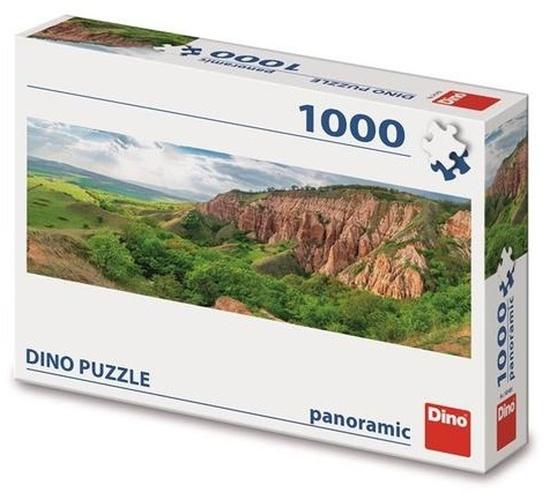 DINO Panoramatické puzzle Červená rokle 1000 dílků - 545489