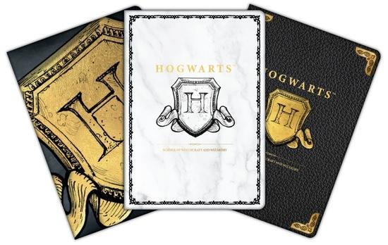 Harry Potter Sada tří sešitů A6 - Erb Bradavic