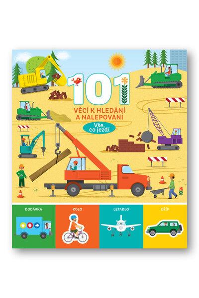 101 věcí k hledání a nalepování Vše, co jezdí - 9788025632420