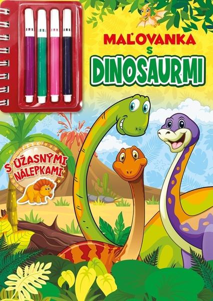 Maľovanka s dinosaurmi - 9788084443951