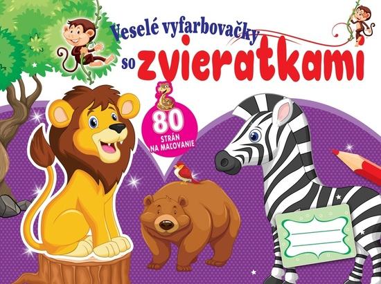Veselé vyfarbovačky so zvieratkami - 9788084443906