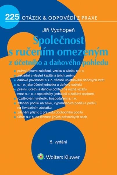 Společnost s ručením omezeným z účetního a daňového pohledu - 9788076763487