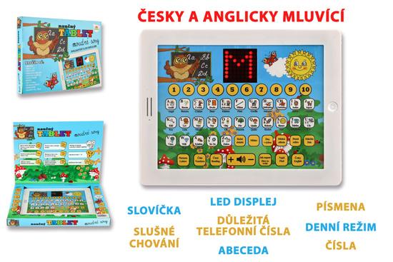 TEDDIES Dětský tablet moudré sovy - 00190001