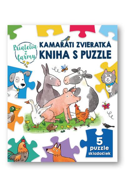 Kamaráti zvieratká kniha s puzzle - 9788056707357