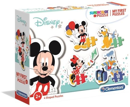 Clementoni Puzzle 3+6+9+12 dílků My first puzzle - Mickey Mouse