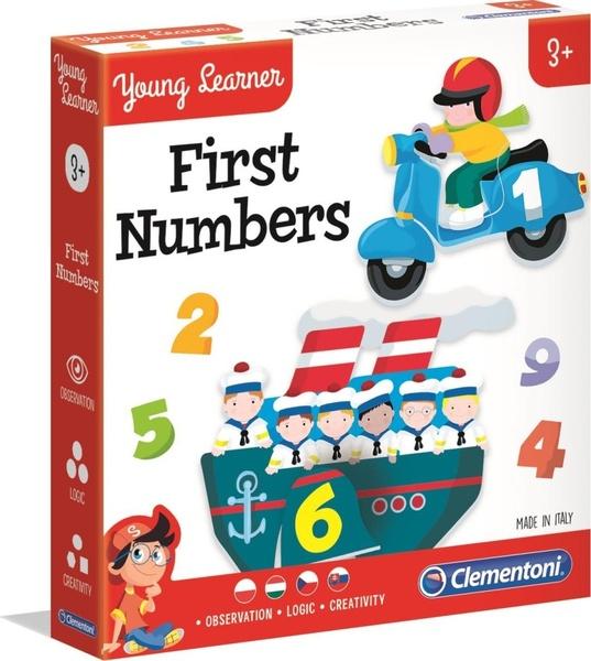 CLEMENTONI Young Learner: První čísla 9x2 dílky - 50578