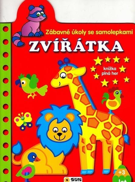 Zábavné úkoly se samolepkami-Zvířátka - 9788076870031