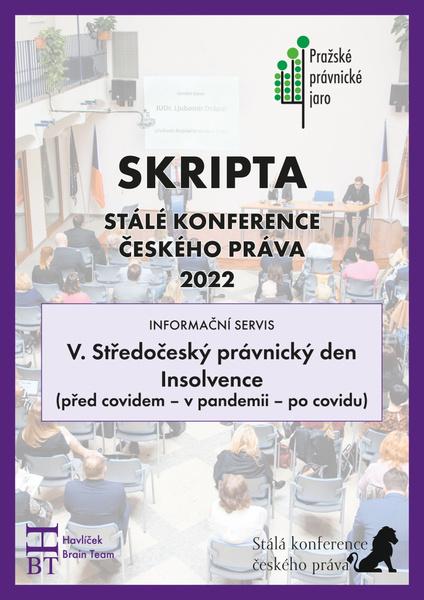 Skripta SKČP V. Středočeský právnický den Insolvence - 9788090681392