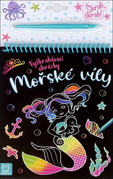 Mořské víly vyškrabávací obrázky Marzena Ćwik