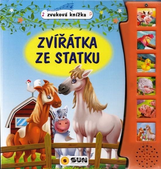Zvířátka na statku zvuková knížka - 9788075674555