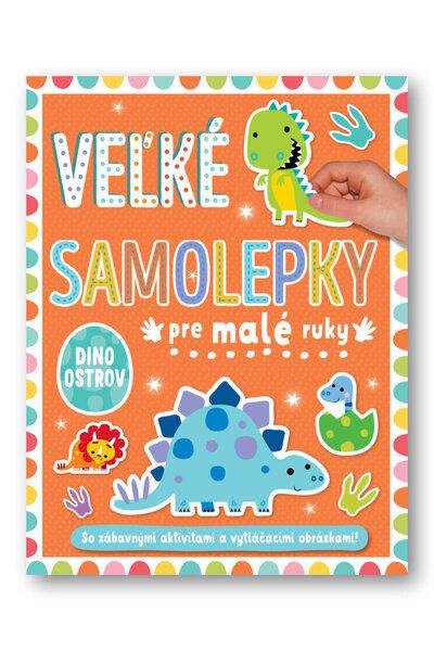 Veľké samolepky pre malé ruky Dino ostrov - 9788056710333