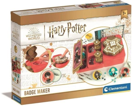 CLEMENTONI Harry Potter: Strojek na výrobu odznaků - 18714