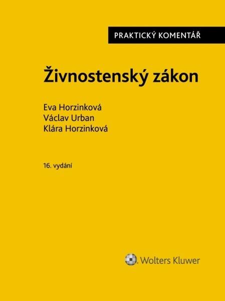 Živnostenský zákon Praktický komentář - 9788075987075