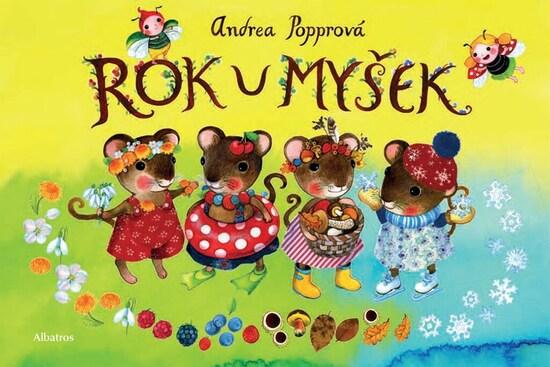 Knížka Rok u myšek CZ text 24x16cm