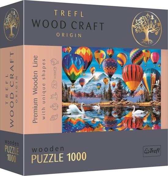 Barevné balóny dřevěné puzzle Trefl Wood Craft Origin