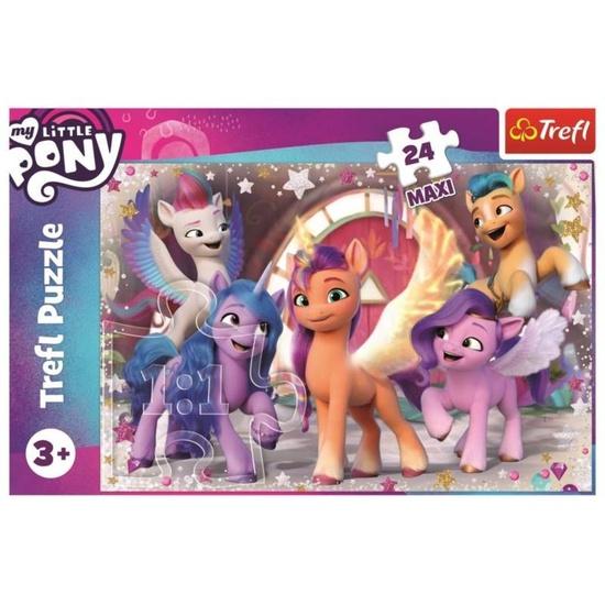 TREFL Puzzle My Little Pony: Radostní poníci MAXI 24 dílků - 14338