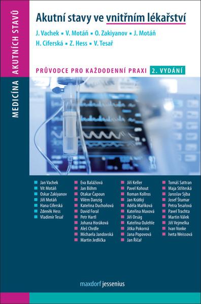 Akutní stavy ve vnitřním lékařství - kolektiv autorů, Vachek Jan - 9788073457464