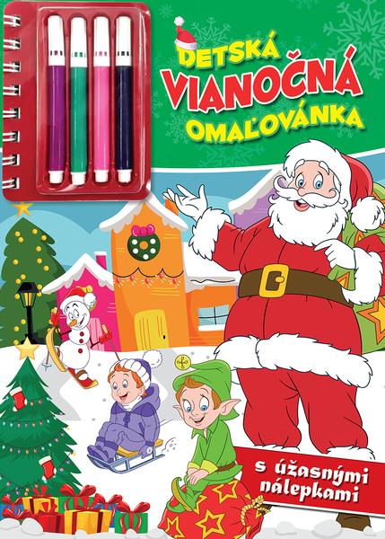 Detská vianočná omaľovánka - 9788084444620