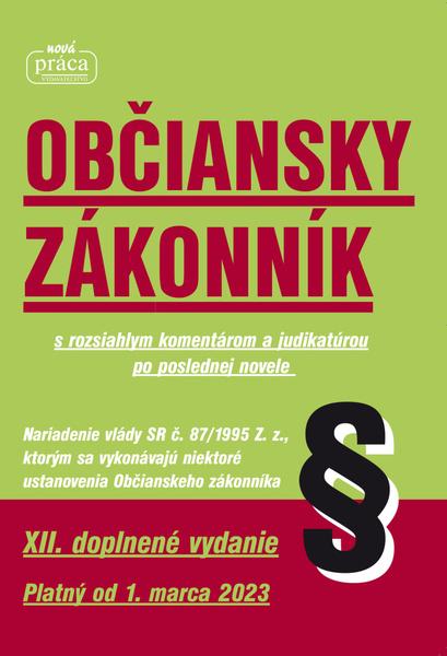 Občiansky zákonník - 9788082700063