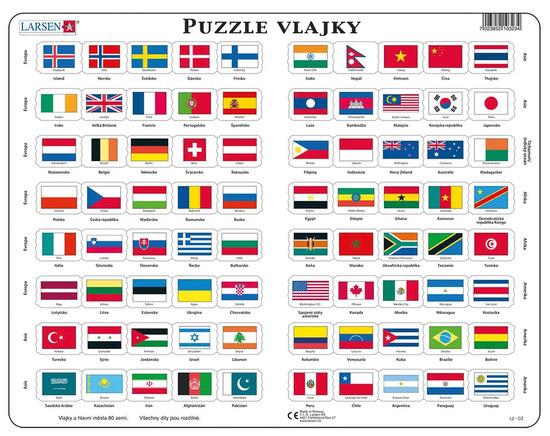 Puzzle Vlajky