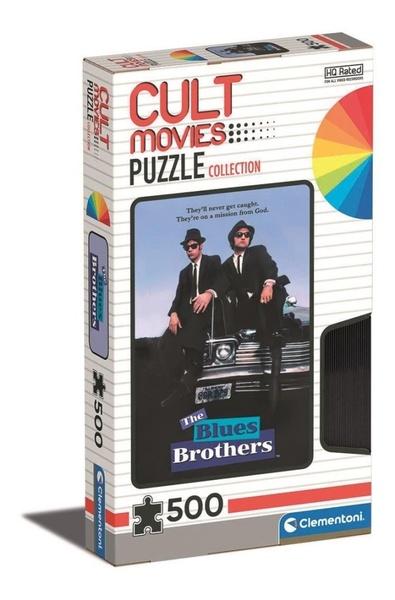 CLEMENTONI Puzzle Cult Movies: Bratři Bluesovi 500 dílků - 35109