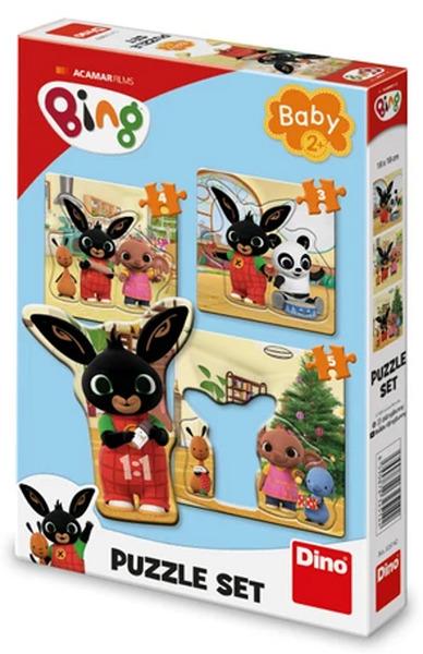 BING A KAMARÁDI 3-5 baby Puzzle set